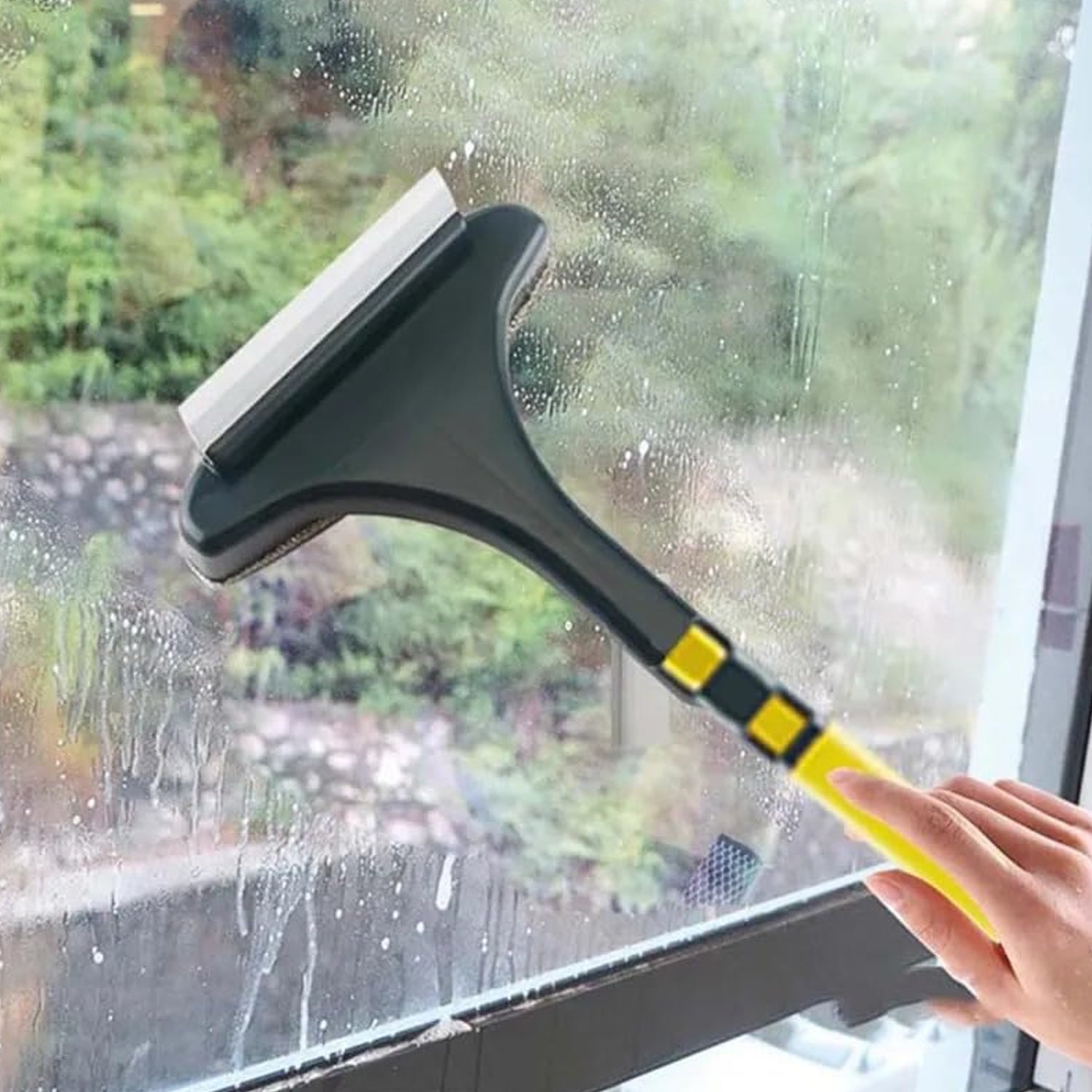 Brush 2 in 1 Mesh Cleaning Brush & Wiper with Extended Handle Window Cleaning Brush Net Cleaner,Magic Window Cleaner Brush, Window Mesh Cleaner (1 Pc) Brush 2 in 1 Mesh Cleaning Brush & Wiper with Extended Handle Window Cleaning Brush Net Cleaner,Magic Window Cleaner Brush, Window Mesh Cleaner (1 Pc)
